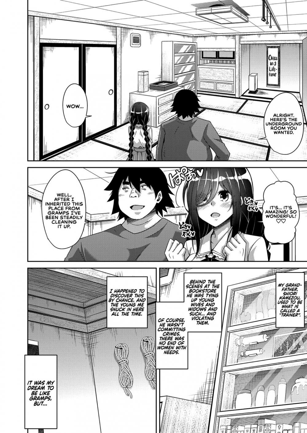 Hentai Manga Comic-A Bitch Rose Shrouded in Books-Read-27